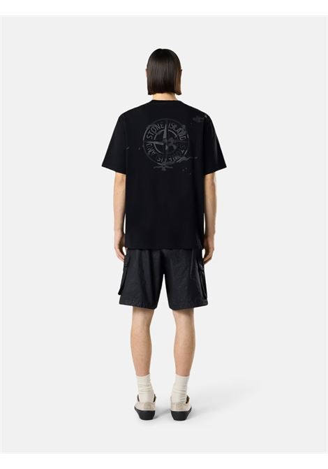 2100001 t-shirt man black STONE ISLAND | L1S15 2100001 SOE14V0029